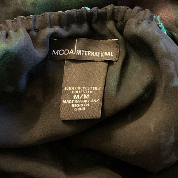 Moda International Floral Sun Dress Size Medium - Picture 10 of 13